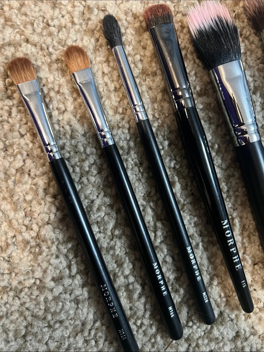 ♥️ MORPHE HUGE Lot 8 Eyeshadow/Face M166 M330 E15 M427 M536 E9 E48 Brushes L👀K